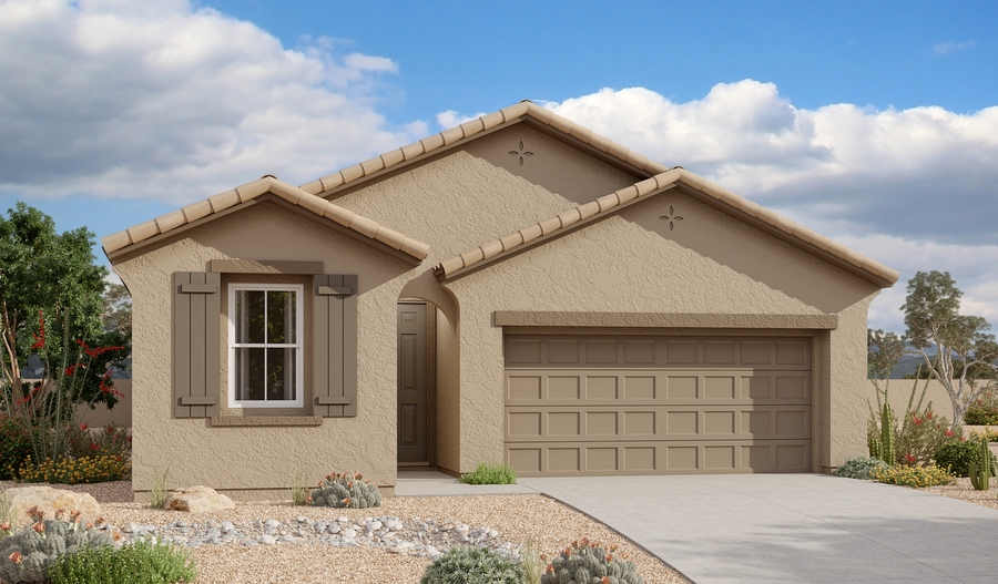 Exterior A of the Emerald floor plan