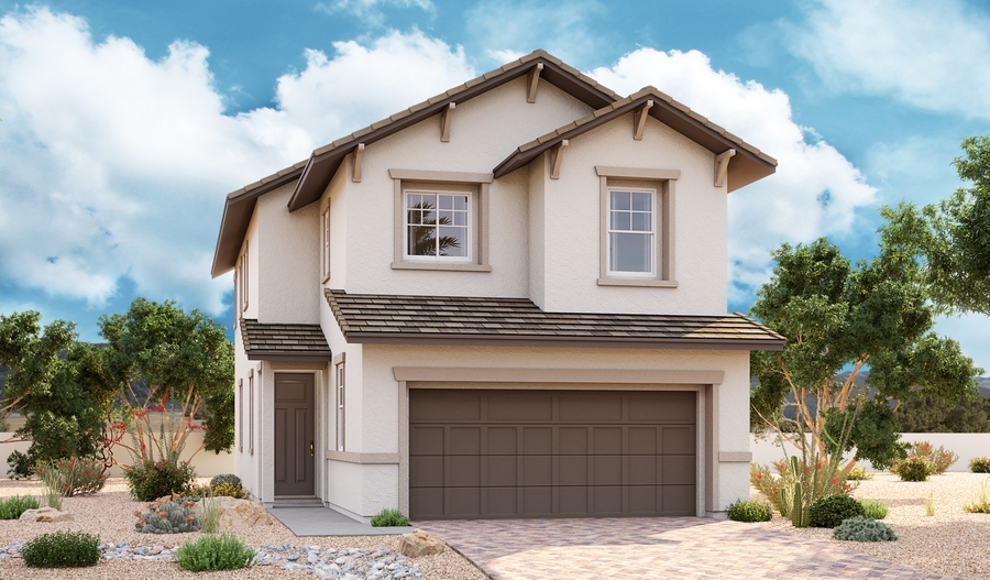 The Oleander Elevation A Exterior A of the Oleander plan