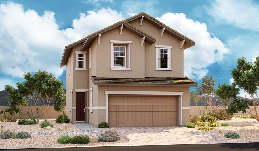 Exterior A of the Boxwood plan