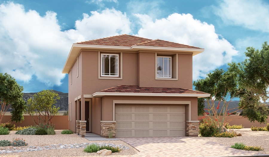 The Lantana Elevation B Exterior B of the Lantana plan