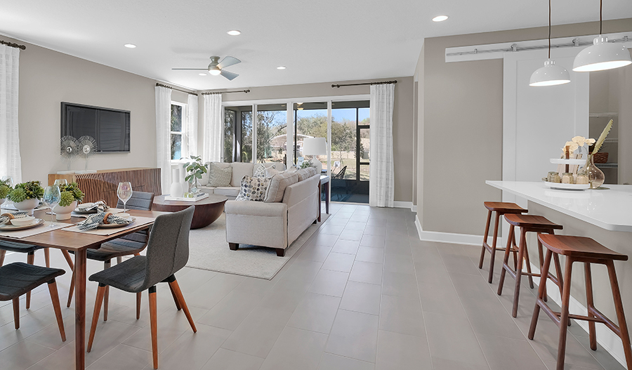 Great room of the Slate