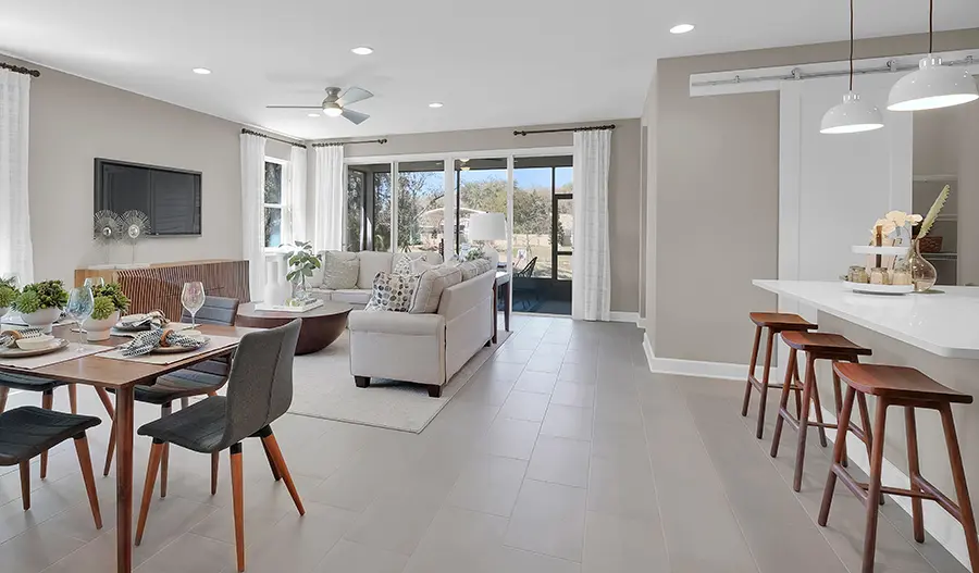 Great room of the Slate