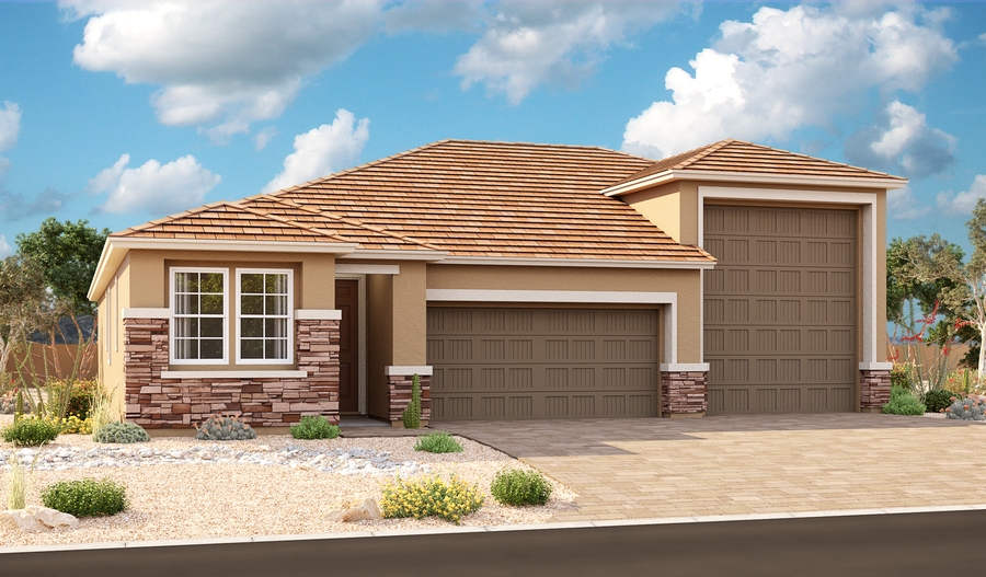 Exterior C of the Pewter plan