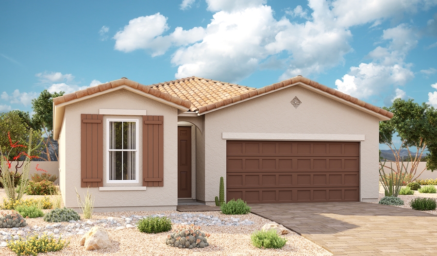 Exterior A of the Sunstone floor plan
