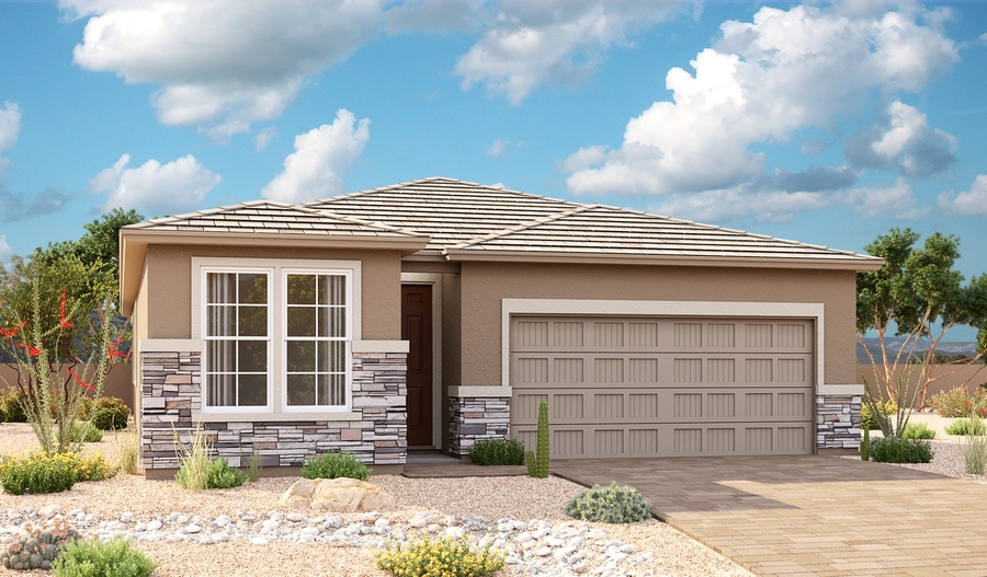 Exterior C of the Sunstone plan