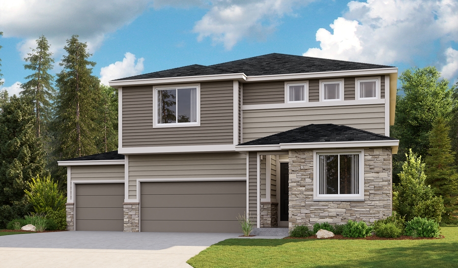 Moonstone floor plan at Seasons at Madronas Richmond American Homes