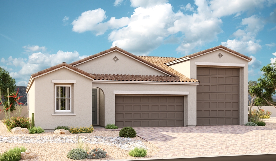 The Bronze Elevation A Exterior A of the Bronze plan