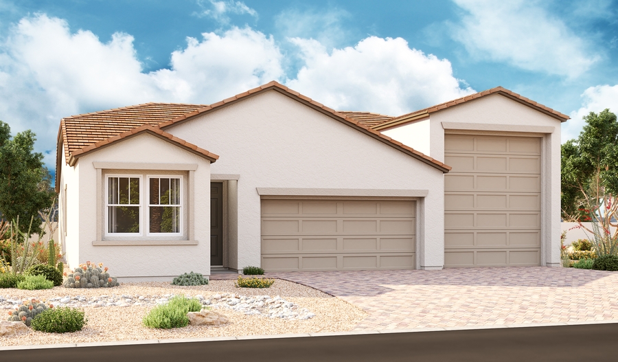 Exterior B of the Pewter plan