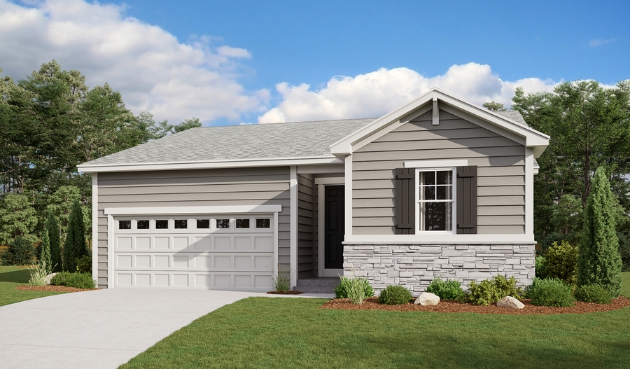 The Amethyst Elevation A Exterior A of the Amethyst plan