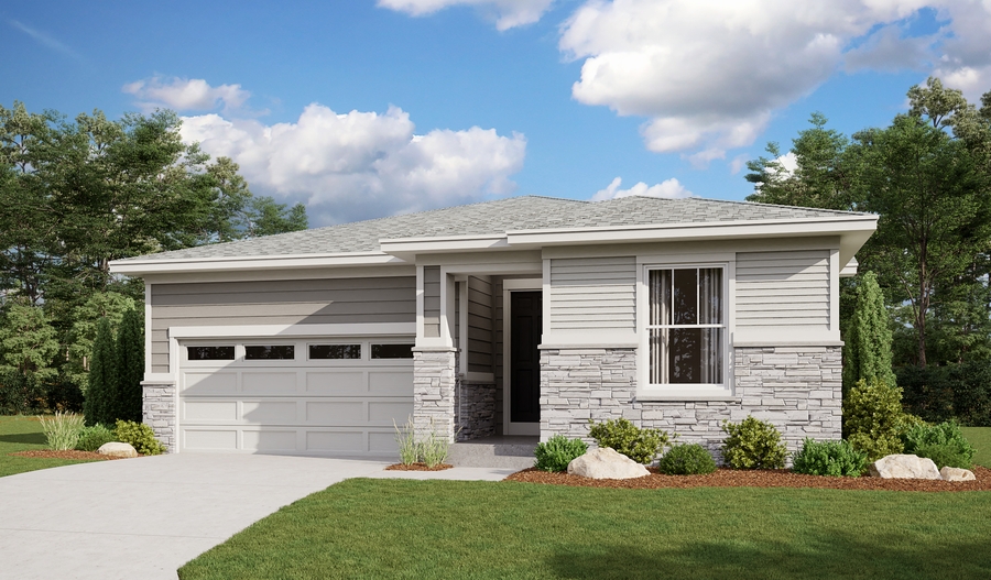Exterior C of the Amethyst plan