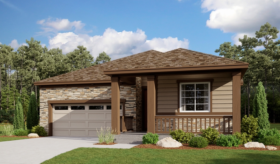 The Arlington Elevation E Exterior E of the Arlington plan