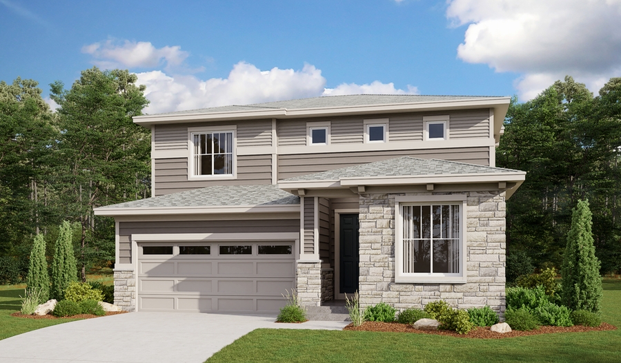 Exterior E of the citrine plan