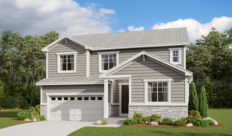 Hopewell floor plan at Settler's Crossing Richmond American Homes