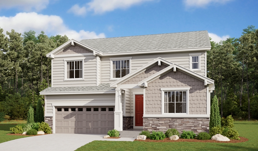 Hopewell floor plan at Settler's Crossing Richmond American Homes