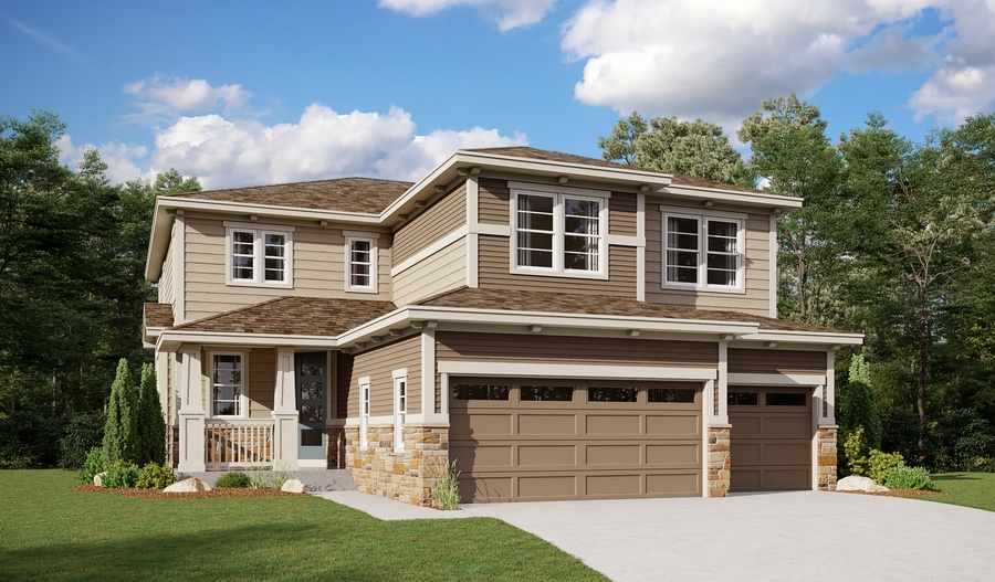 Seth floor plan at Settler's Crossing Richmond American Homes