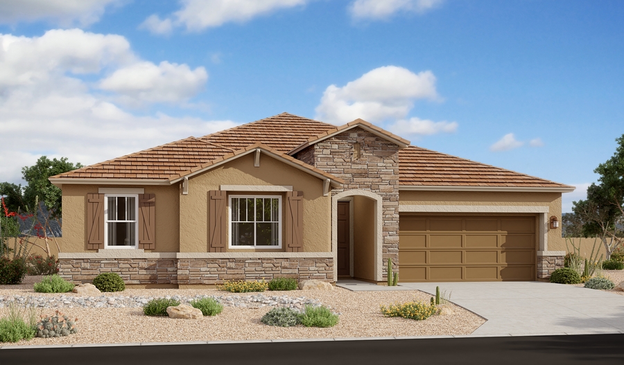 Delaney floor plan at Bonanza Estates Richmond American Homes
