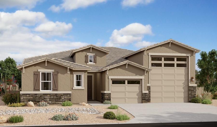 Deacon floor plan at Bonanza Estates Richmond American Homes