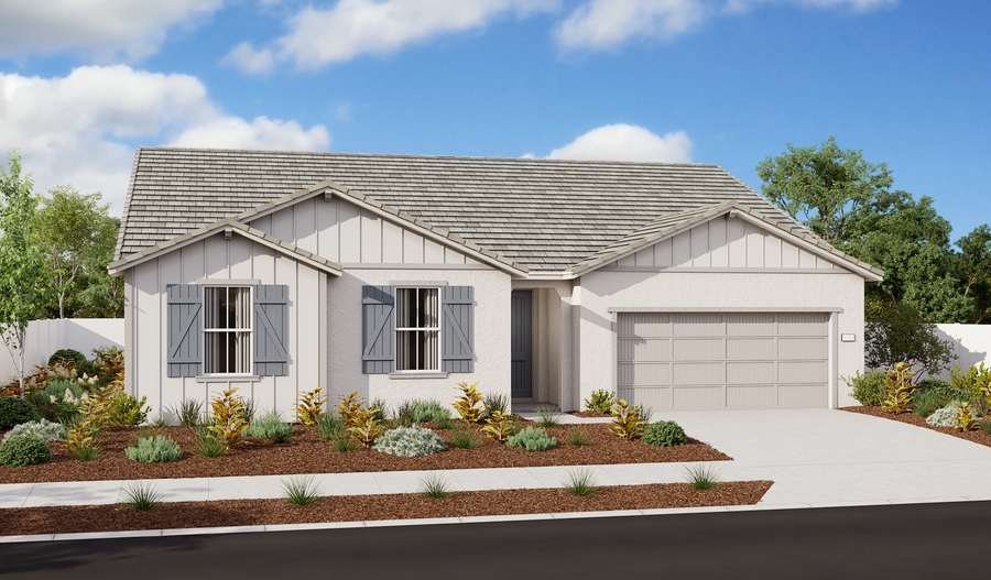 The Daniel Elevation B Exterior B of the Daniel plan