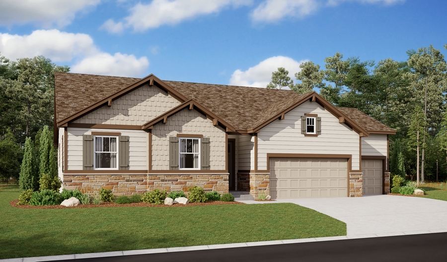 The Decker Elevation B Exterior B of the Decker plan