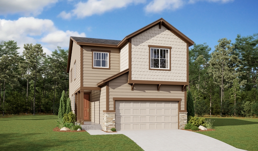 The Wintergreen Elevation B Exterior B Of the Wintergreen plan