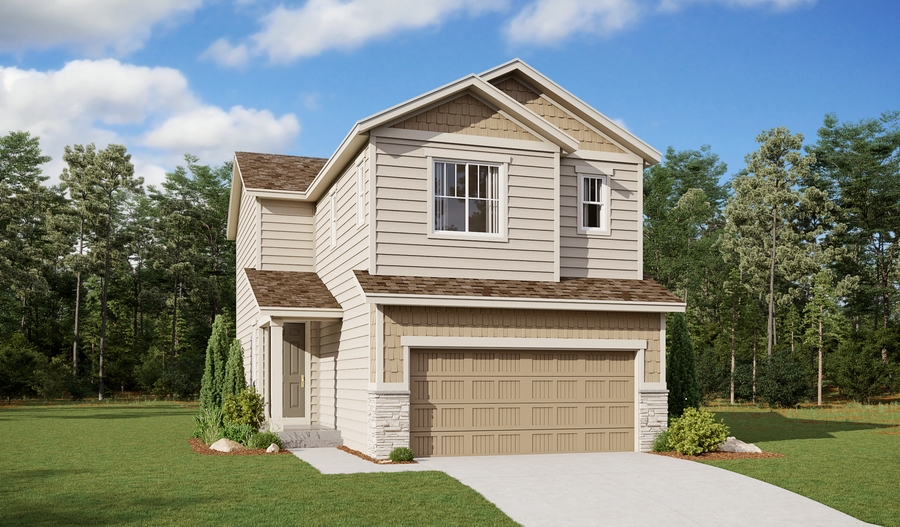 The Azalea Elevation B Exterior B of the Azalea plan