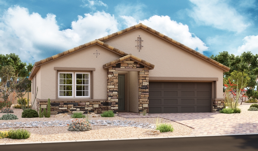 The Avalon Elevation b Exterior B of the Avalon plan