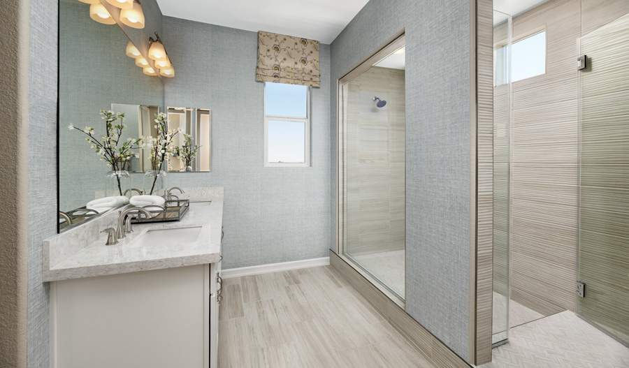 Owner's Bathroom of the Juniper plan