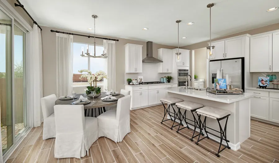 Kitchen Nook of the Juniper plan