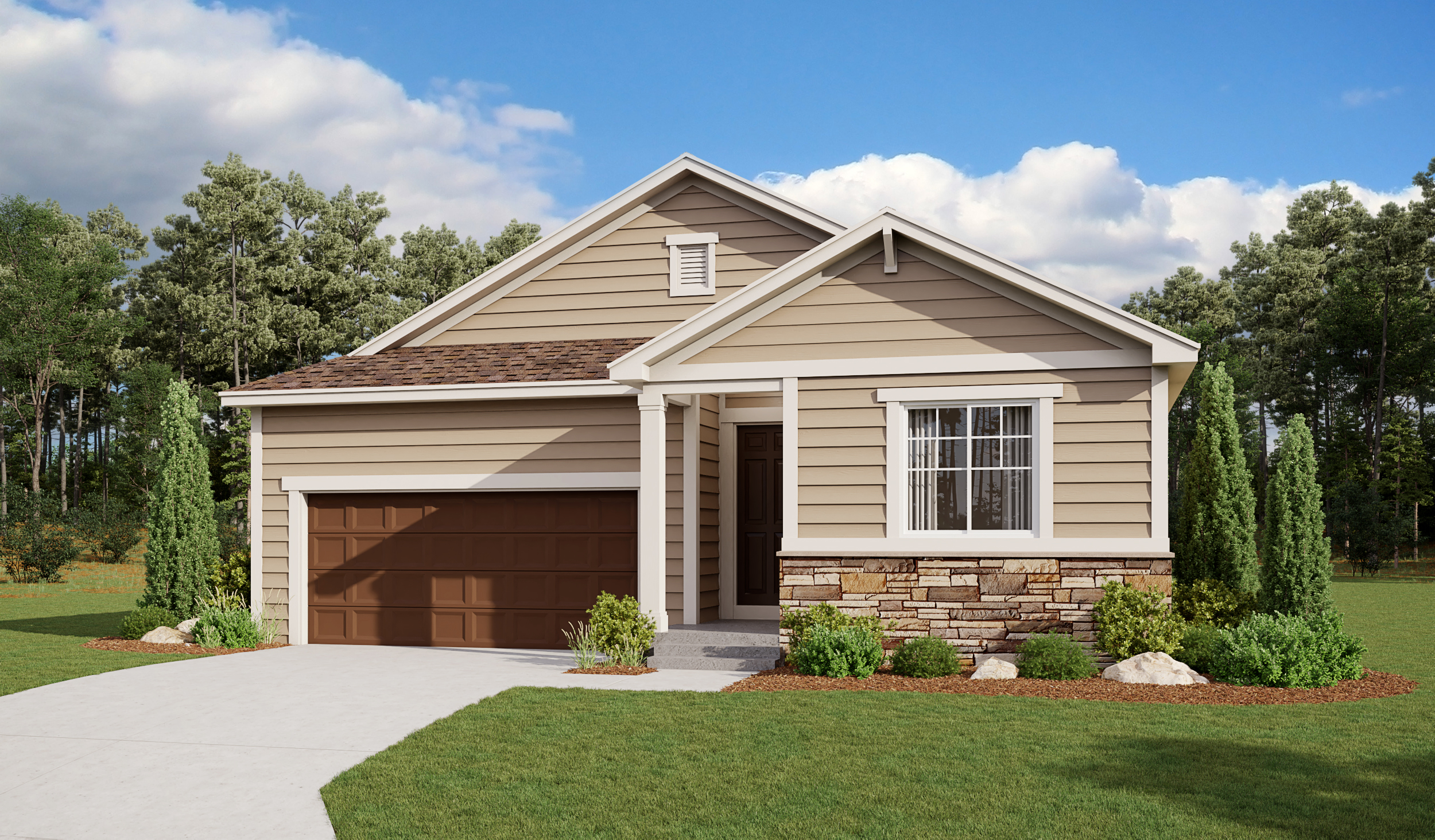The Arlington Elevation A Exterior A of the Arlington plan
