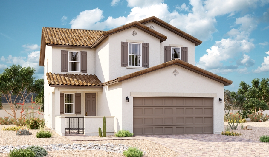 Exterior A of the Pine plan