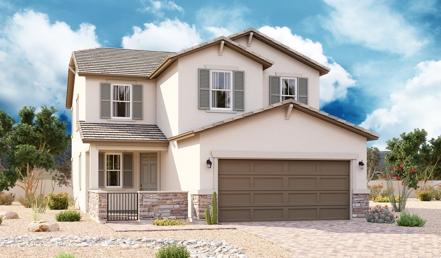 Exterior B of the Pine plan