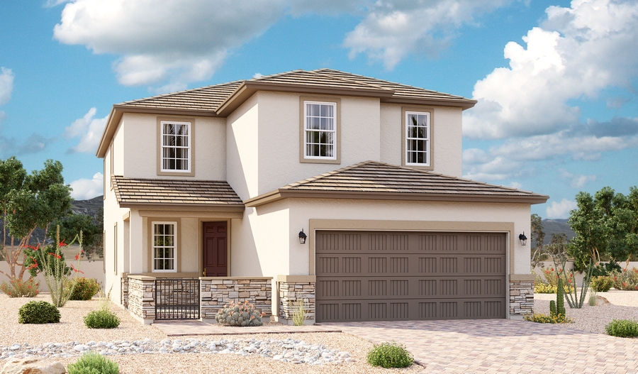 Exterior C of the Pine plan