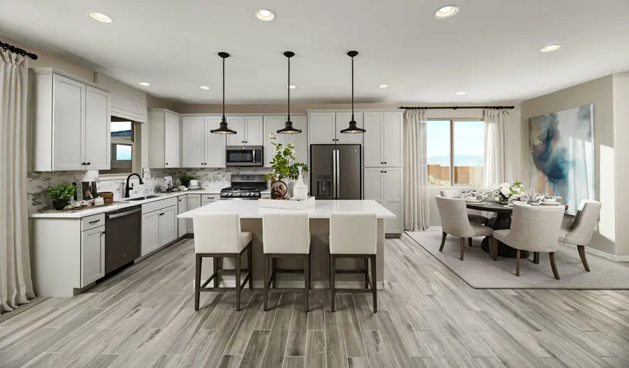 Kitchen Nook of the Pearl plan