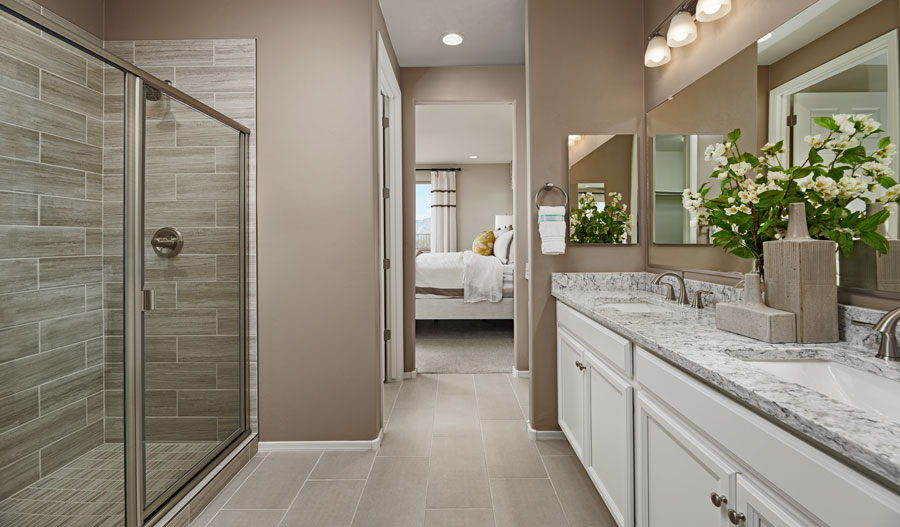 The Larimar Owner's Bathroom of the Larimar plan