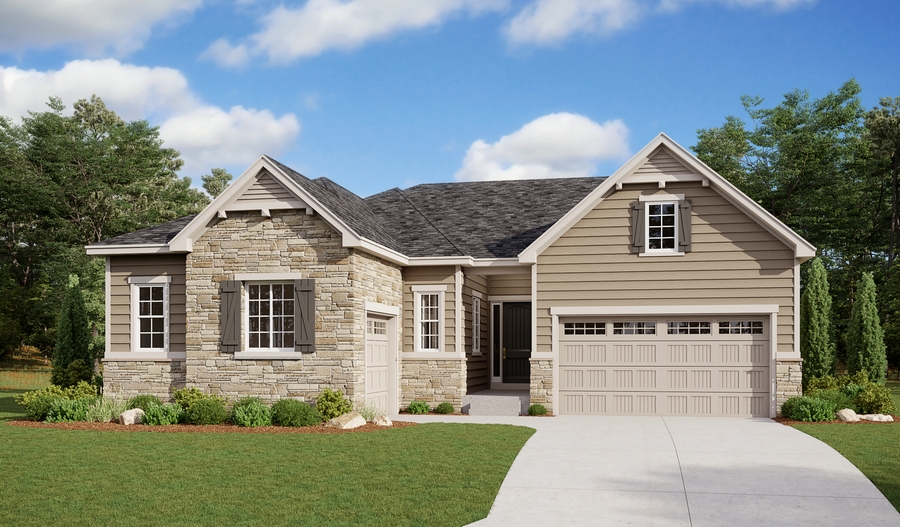 Daniel floor plan at Landmark at Mead at Southshore Richmond American Homes