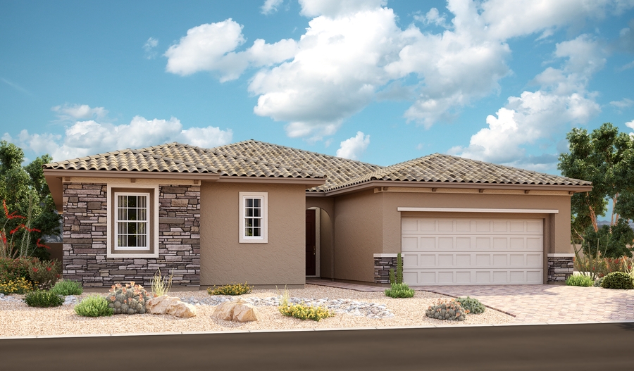 The Dominic Elevation A Exterior A of the Dominic plan