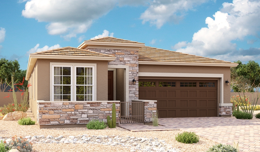 Exterior C of the Sapphire plan