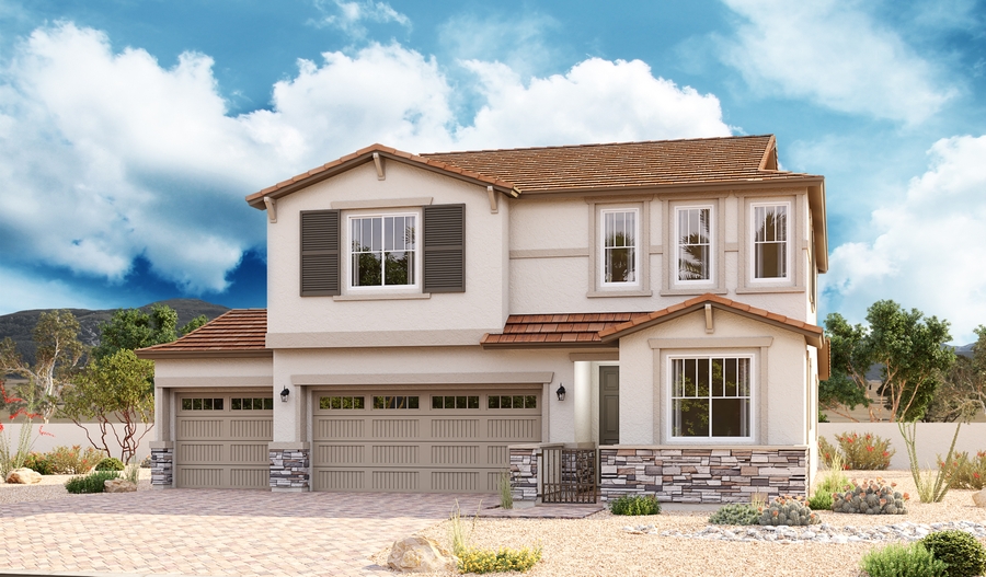 Moonstone floor plan at Seasons at Harvest Richmond American Homes