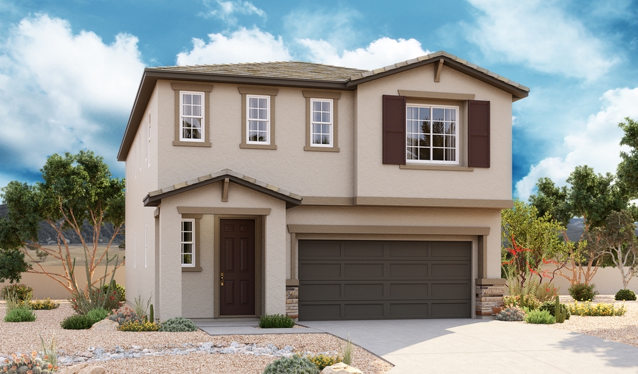 Exterior B of the Laurel II plan