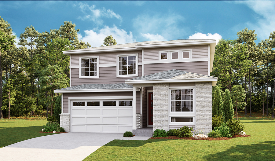 Exterior D of the Pearl plan