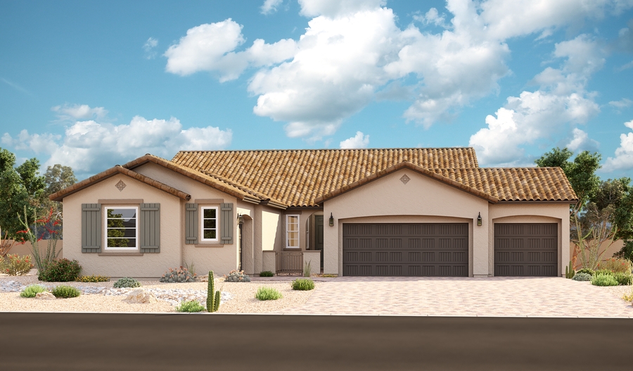 The Dominic Elevation A Exterior A of the Dominic plan