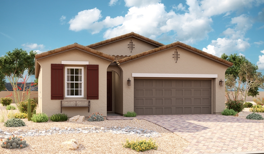 Exterior A of the Peridot floor plan