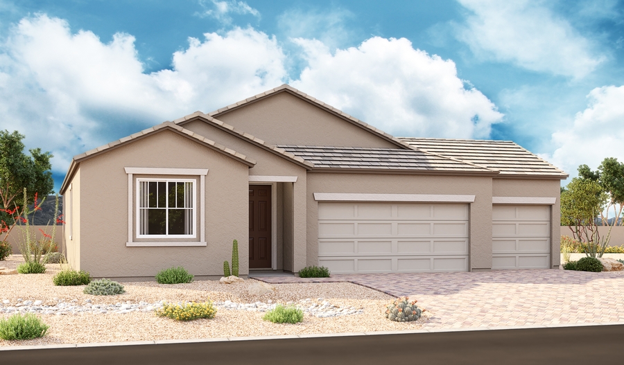Exterior B Of the Agate plan