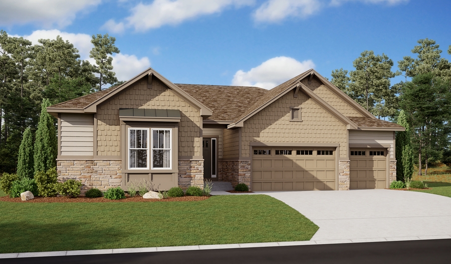 Holbrook floor plan at The Pinnacle at Cobblestone Ranch Richmond