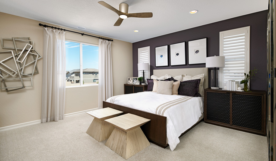 Owner's Bedroom of the Cottonwood plan