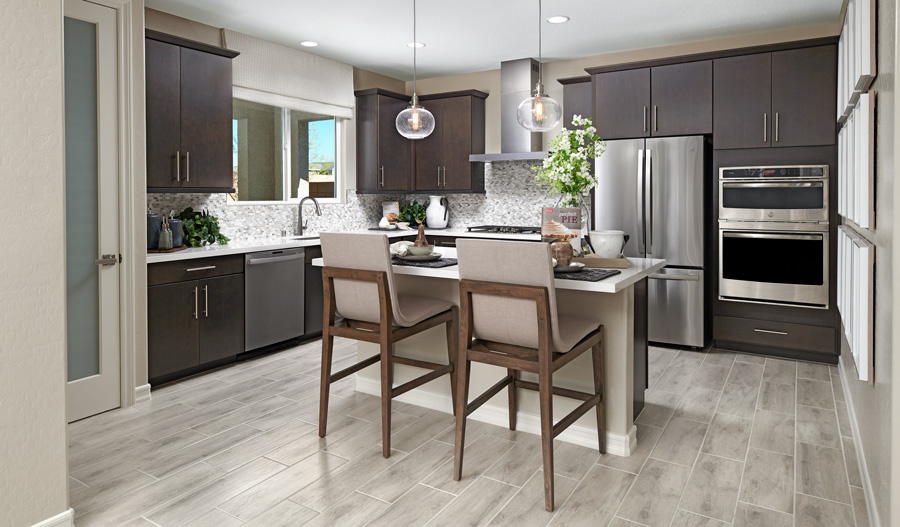 Kitchen of the Cottonwood plan