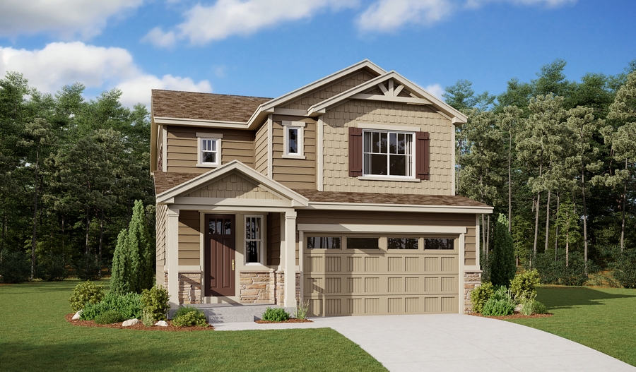 The Leah Elevation B Exterior B Of the Leah plan
