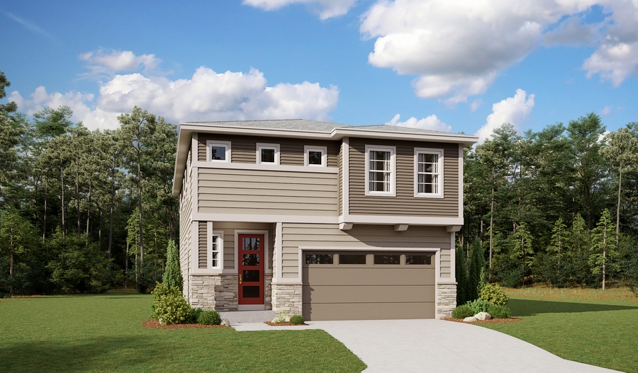 The Laurel Elevation C Exterior C of the Laurel plan