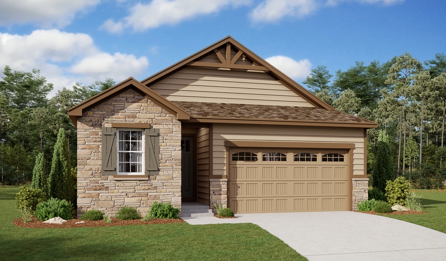 Exterior D of the Sunstone plan