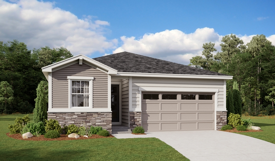 Exterior A of the Sunstone plan